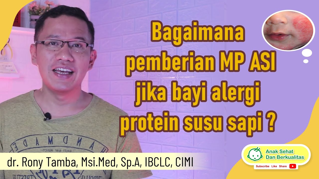 Bagaimana jika bayi didiagnosa alergi protein susu sapi, padahal usia 8 bulan harus MP ASI ?