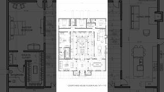 Courtyard Residence | House Plan