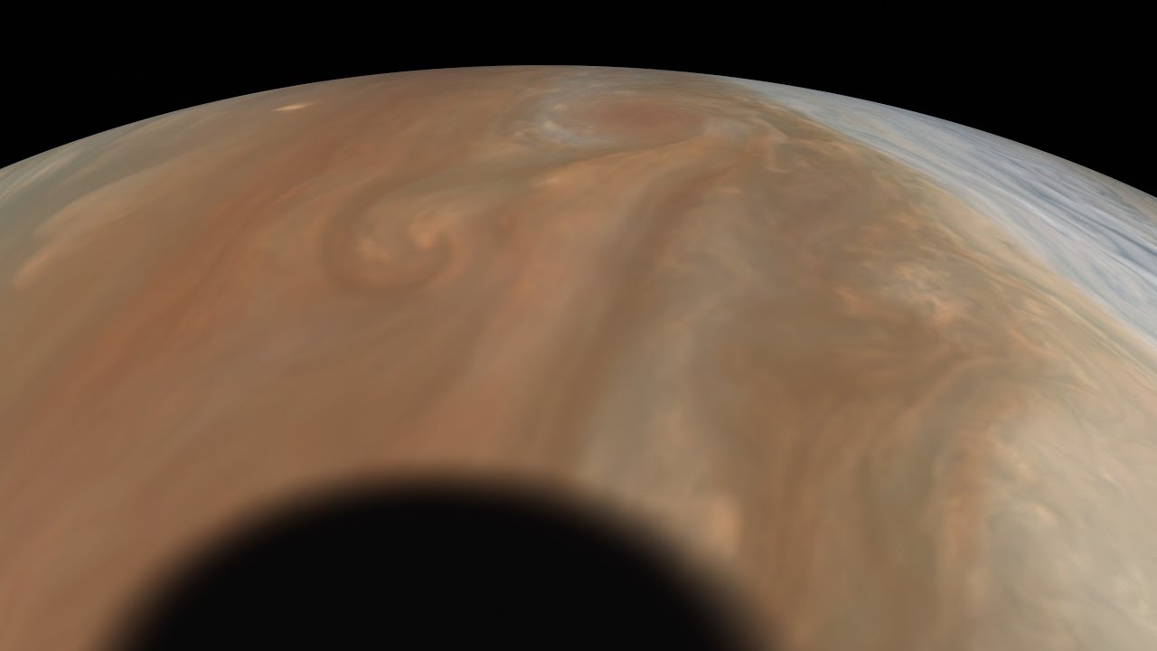 Experiment: Jupiter, 360˚ Over the Shadow of Io. Version 2