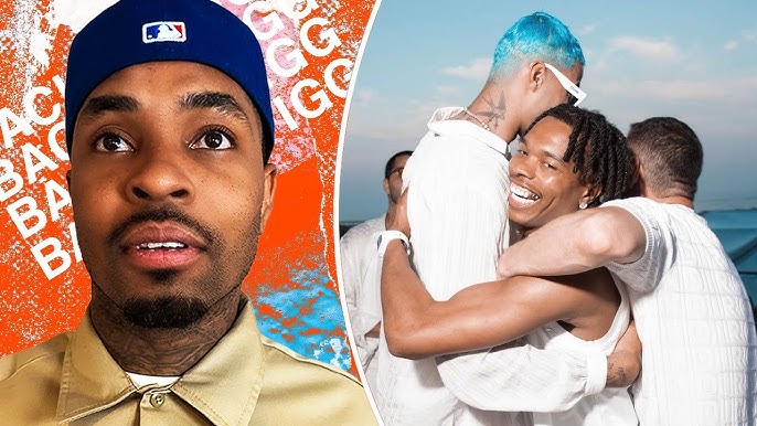 Lil Baby Gets GPS Hug At Michael Rubin Party