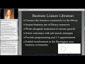 Business Liaison Librarians Creating and Connecting Communities 10 1 2019