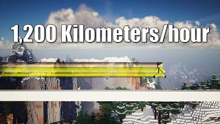 1,200 kilometers/hour by sprinting (using weird mods)
