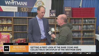 Where's Marty?  Checking out some rare collectibles at the Whitman Coin Expo