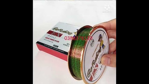 Cước Tàng Hình, Dây Cước Câu Cá Tàng Hình Nylon Gofishing Tải Cá Tốt Dùng Làm Dây Trục Câu Cá