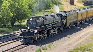 Following Union Pacific Big Boy 4014 from Clinton, IA to West Chicago, IL
