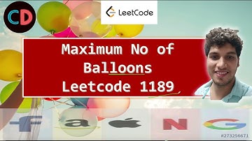 Maximum Number of Balloons | Leetcode 1189 | Live coding session 🔥🔥🔥