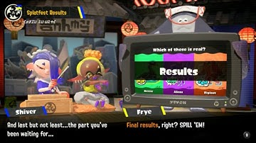SPLATFEST 6 RESULTS! Team Nessie, Aliens, or Bigfoot? Splatoon 3