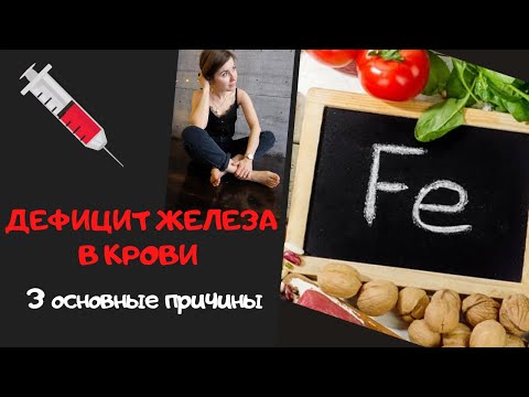 Дефицит железа в крови. Основные причины низкого железа. Низкий ферритин.