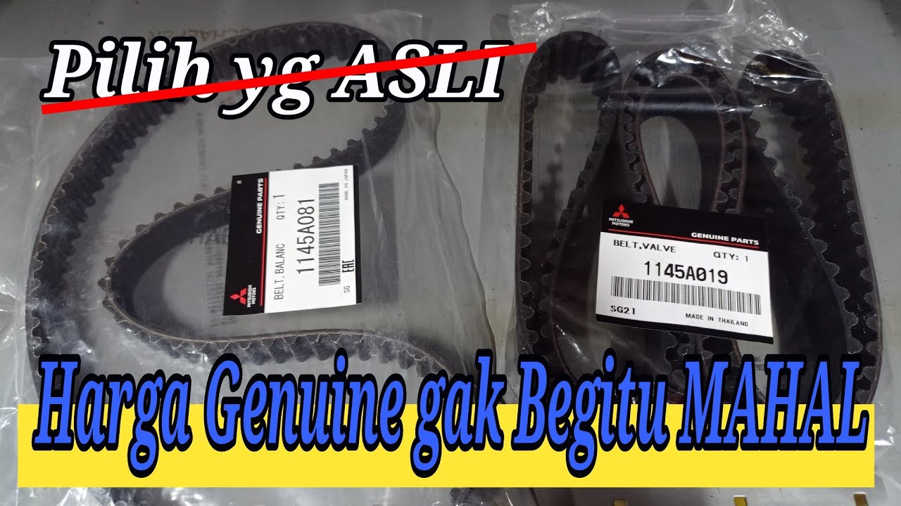 Rawan PUTUS jika pasang menggunakan Timing Belt yang IMITASI di Pajero