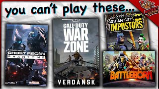 dead live service games you can never play again...