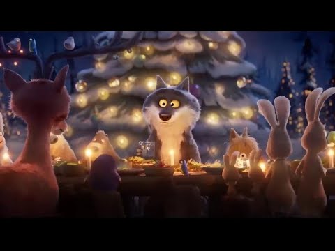 Pub intermarché de Noël 2025 - le loup 