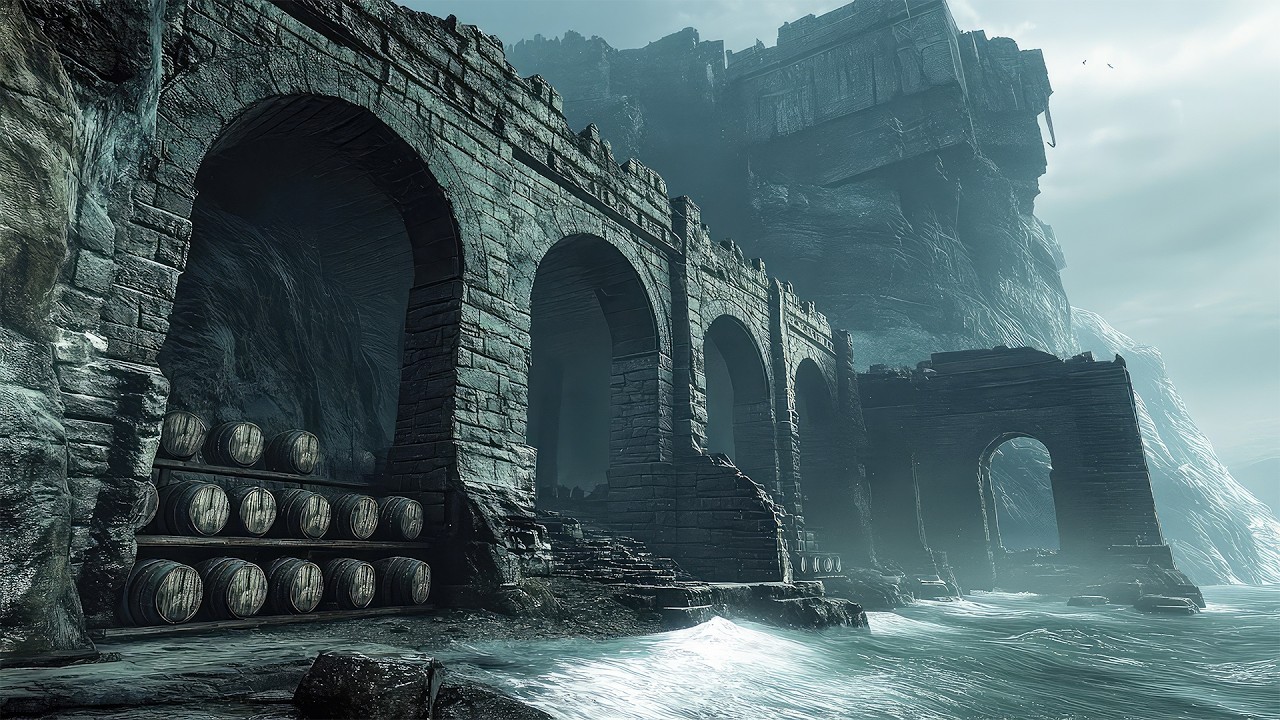 Cliffside Fortress of Liquor Traders | Medieval Celtic Music for Study, Focus & Relax