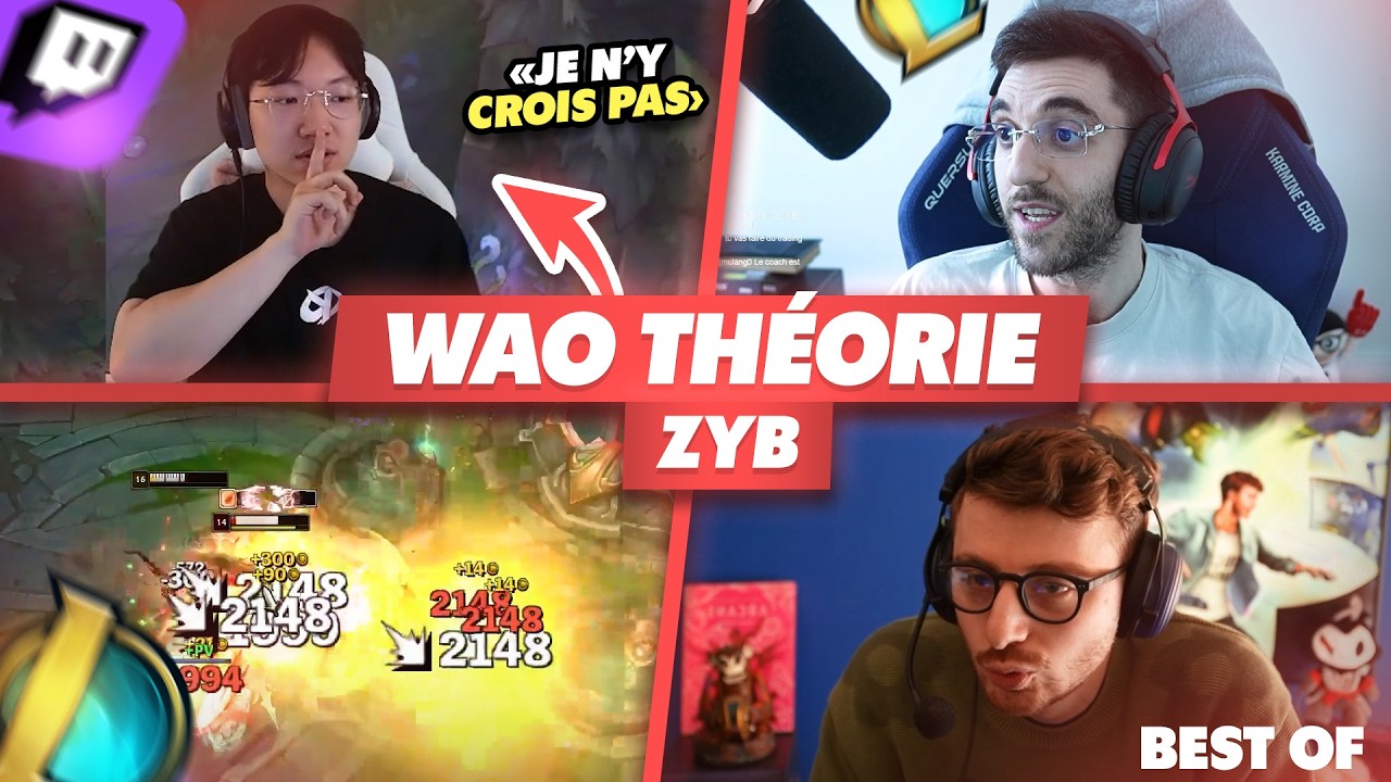 WAO ET SA THÉORIE SUR ZYB AVEC NISQY EN COACH - Best Of LoL #1398 Réactions