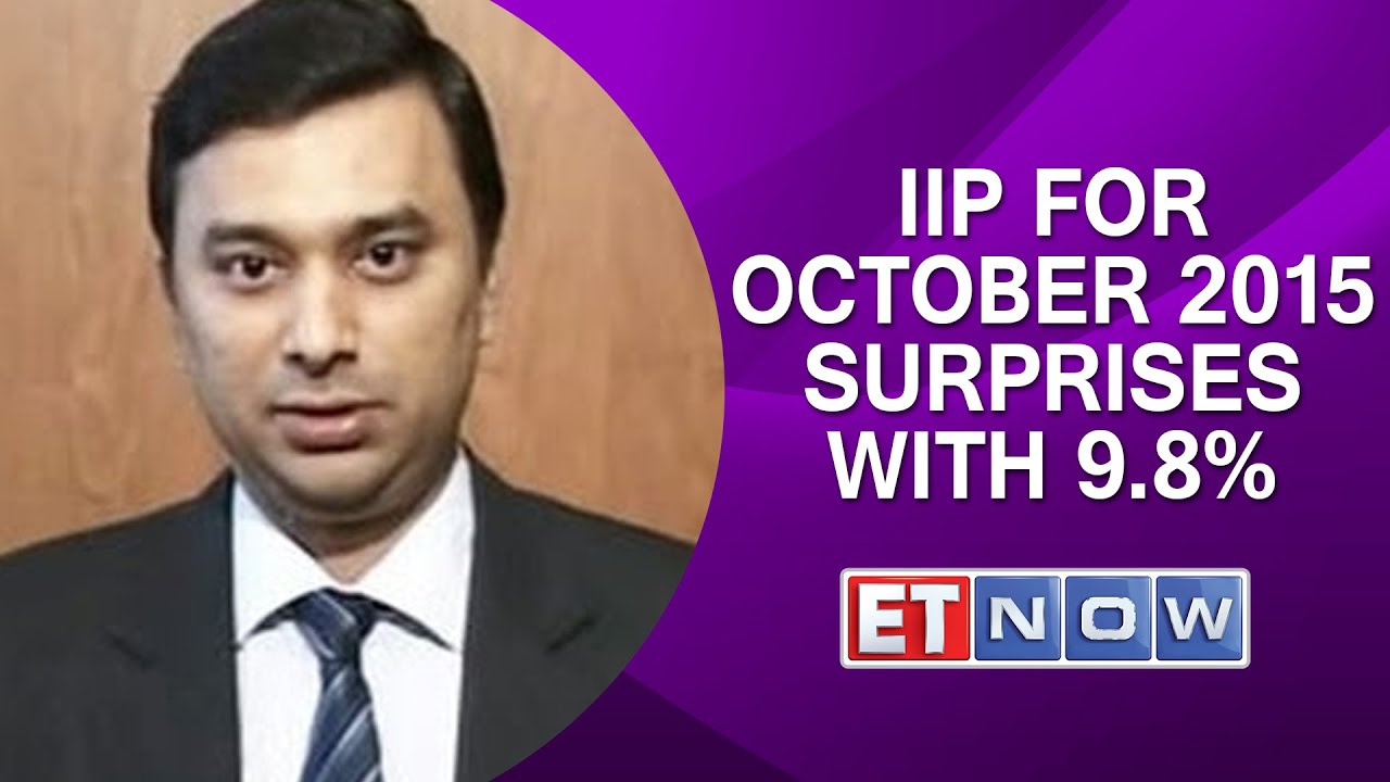 IIP for October  2015 Surprises with 9.8% | Index of Industrial Production (IIP)