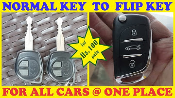 NEW SMART FLIP KEY FOR MY BALENO🤑 II NORMAL KEY CONVERTED TO FLIP KEY👌👑 II GAURAH