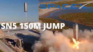 Starship SN5 made 150m jump !!!! MUST WATCH THIS IS SO COOL 🤯