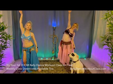 4-15-21 Belly Dance Workout class with Heidi & Pi   Warm Up