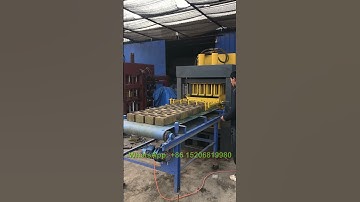 50Ton hydraulic press clay soil cement interlocking lego brick making machine #bricks #machine