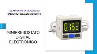 MINIPRESOSTATOS DIGITALES ELECTRONICOS