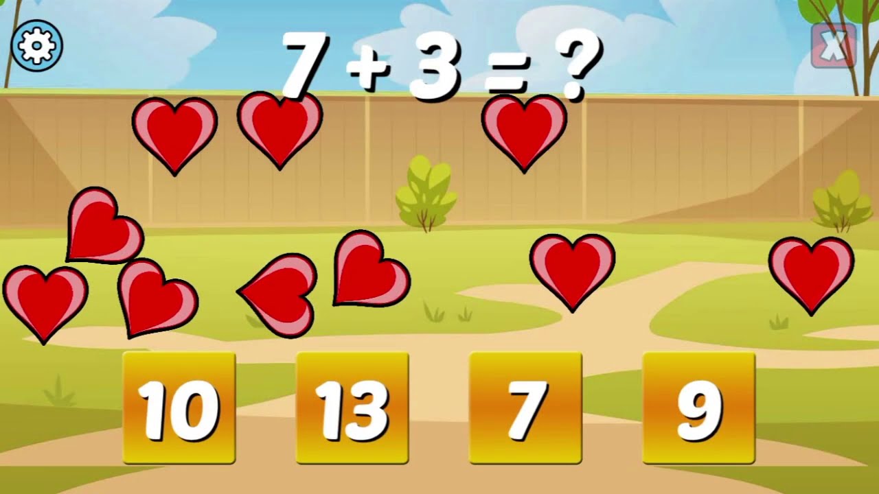 Addition and Subtraction | RosiMosi Learning Games | 1st Grade Math