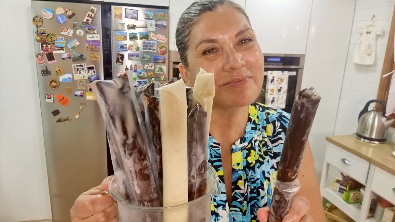 HELADOS EN BOLSITA CASERO TIPO CHOCOLITO - Silvana Cocina