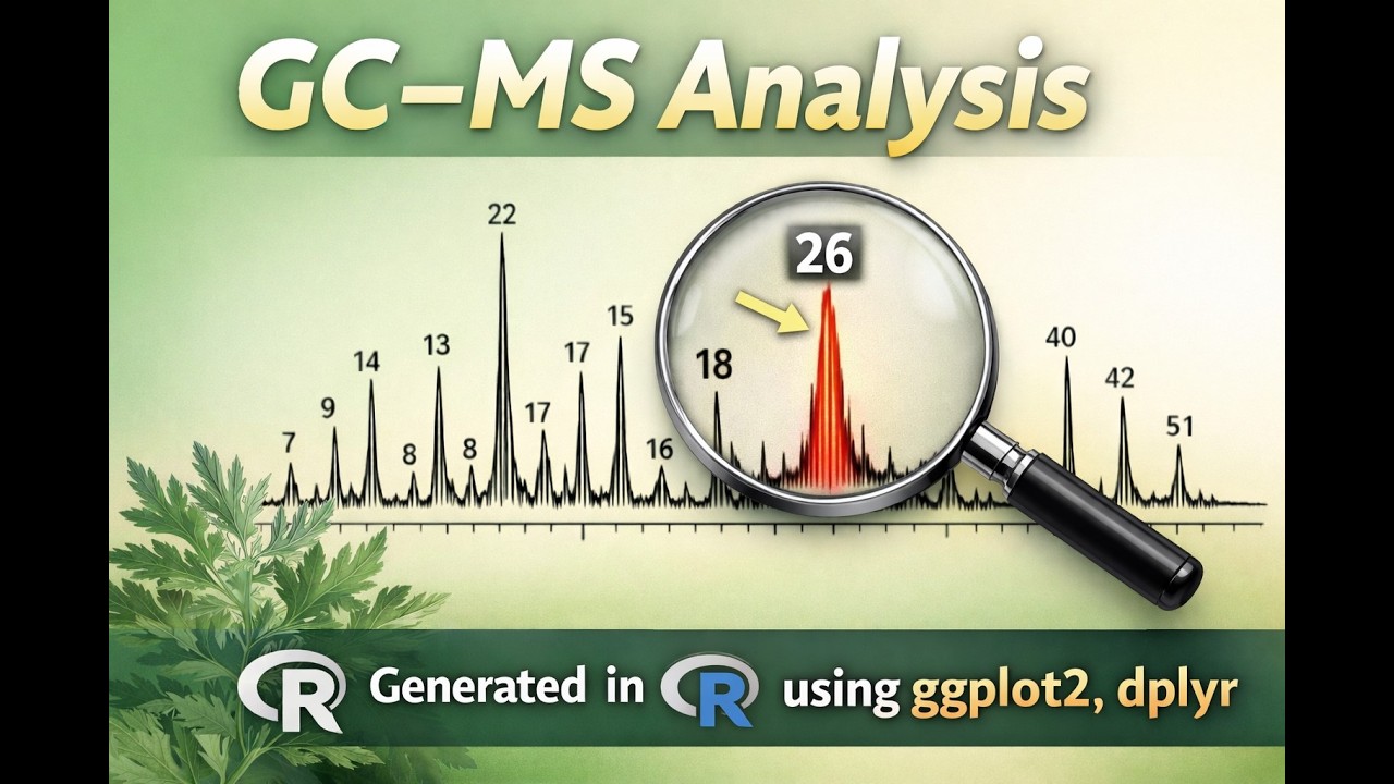 GC–MS Chromatogram Visualization Using R | ggplot2 & dplyr Tutorial