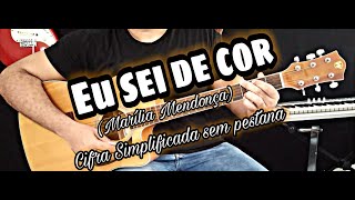 Eu sei de cor (Violão Simplificado)