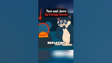 Top 5 Creepy Secrets About Tom and Jerry! 🤯😃⚠️ #tomandjerry #top5 #creepy #shorts