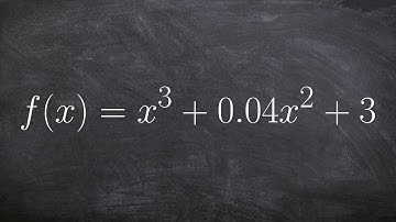 Determining If a Polynomial Function is Even or Odd
