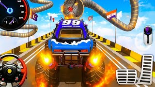 Monster Truck Mega Ramp Car Stunt Impossible Driver - 4x4 Unlimited Car Stunts GT Racing - Part #36 screenshot 5