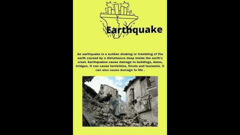 📍 ch - 15   some  natural phenomena , class 8 , science NCERT Book , notes of 15.7 Earthquakes