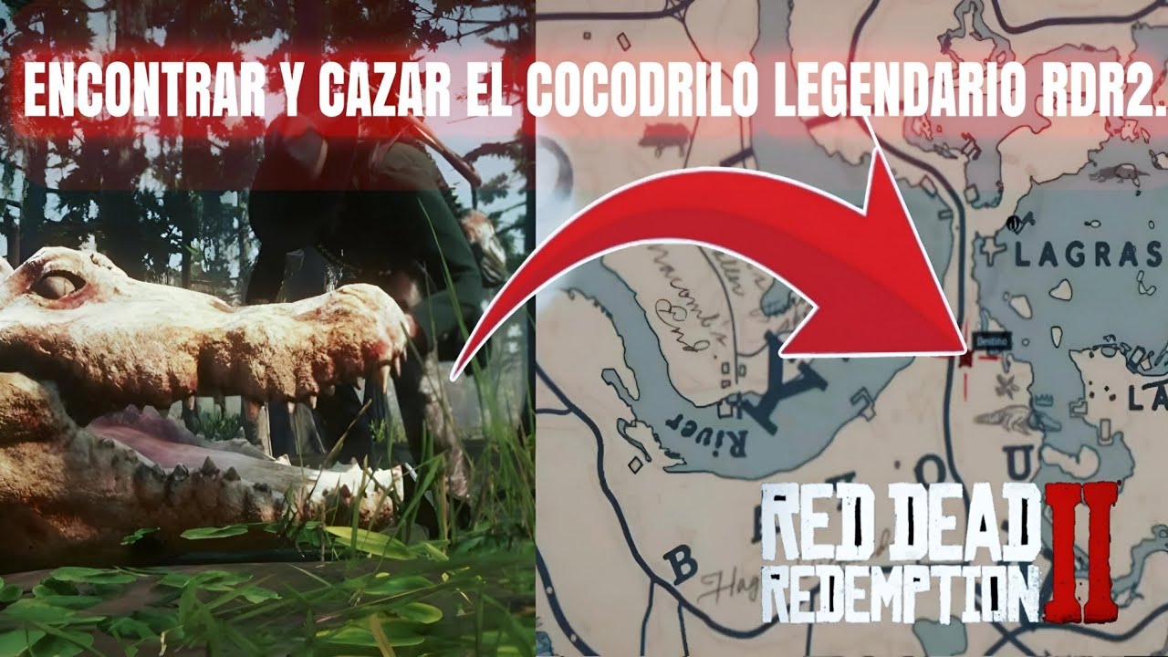 Cocodrilo Rdr2 Como cazar el Cocodrilo / Caimán legendario - red dead redemtion ll ...