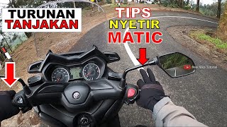Tips Nyetir Motor Matic di Jalan Tanjakan dan Turunan AMAN