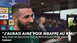 Benzema réagit sur le choix de Mbappé de rester au PSG