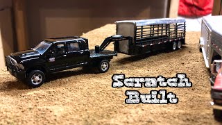 Custom 1/64 Cattle Truck and Trailer