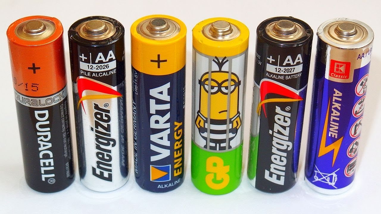 Aaa Battery Size Chart