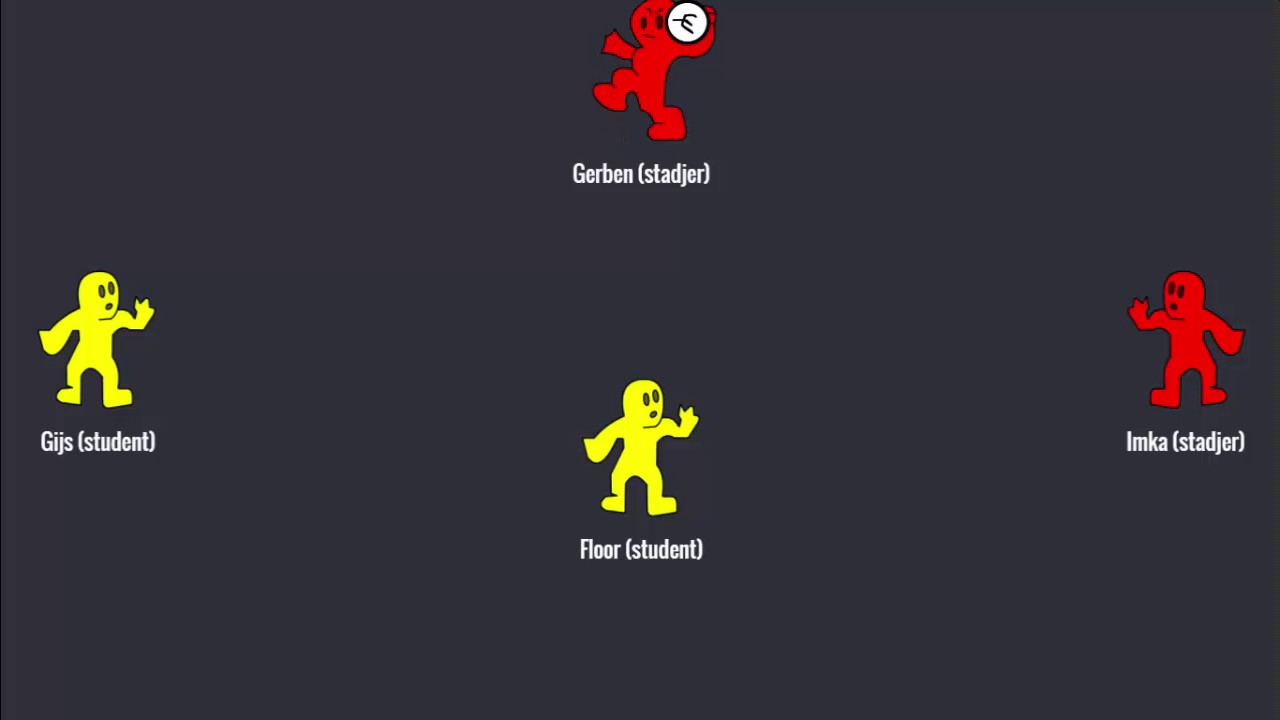 Interaction game: Stadjers and students