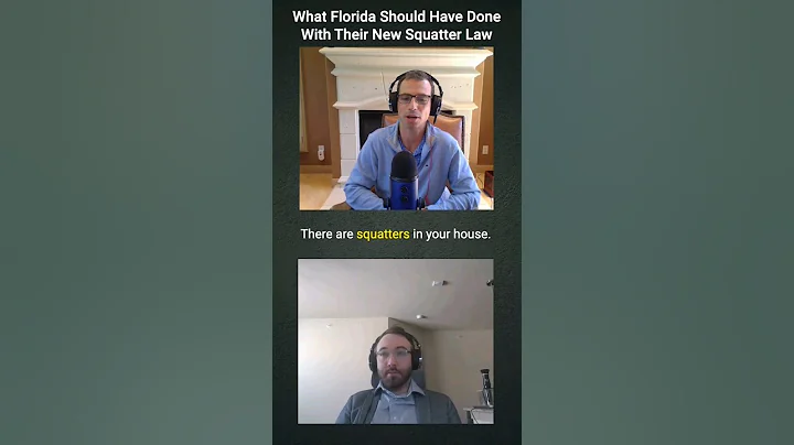 What Florida Should Have Done With Their New Squatter Law #WeeklyDocketPodcast #Squatters #LawAdvice