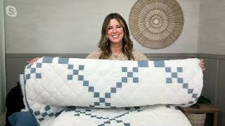 Home Reflections Heritage Quilt and Sham Set on QVC