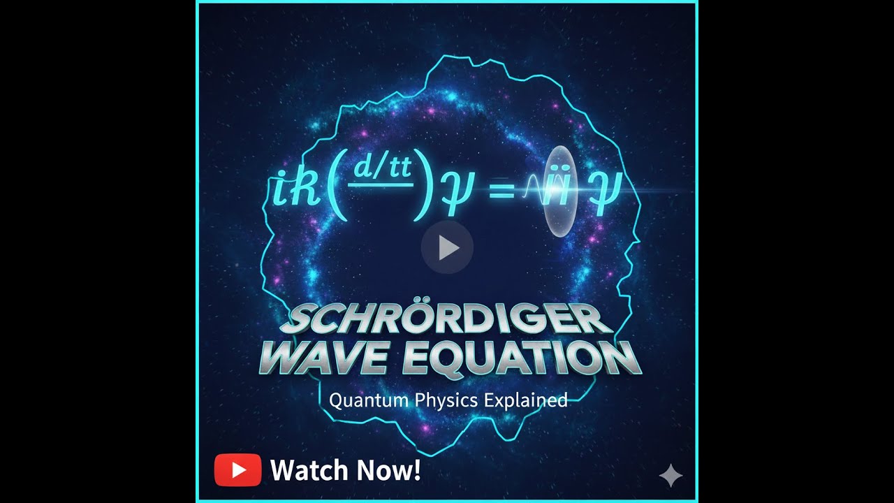Schrodinger Time Independent Wave equation - YouTube