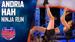 Ninja run: Andrea Hah (Semi Final) | Australian Ninja Warrior 2018