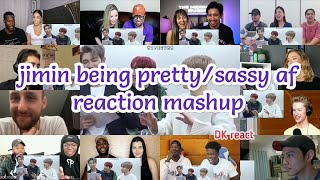 jimin being petty/sassy af || reaction mashup