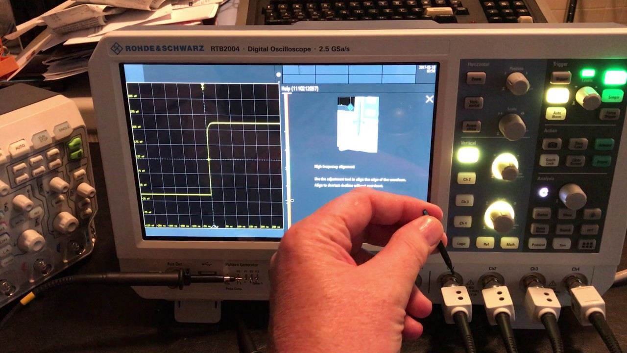 RTB2004 - Part 2 - Rohde & Schwarz RTB2004 - Probe calibration and ...