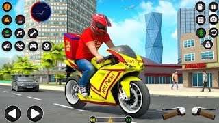 Indian bike 3D😯 Moto Pizza Delivery Boy 3D Dy Witty Gamerz Android Gameplay HD screenshot 5