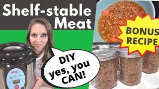 Canning Meat in a Carey/Nesco Canner – Minisliceoffarm