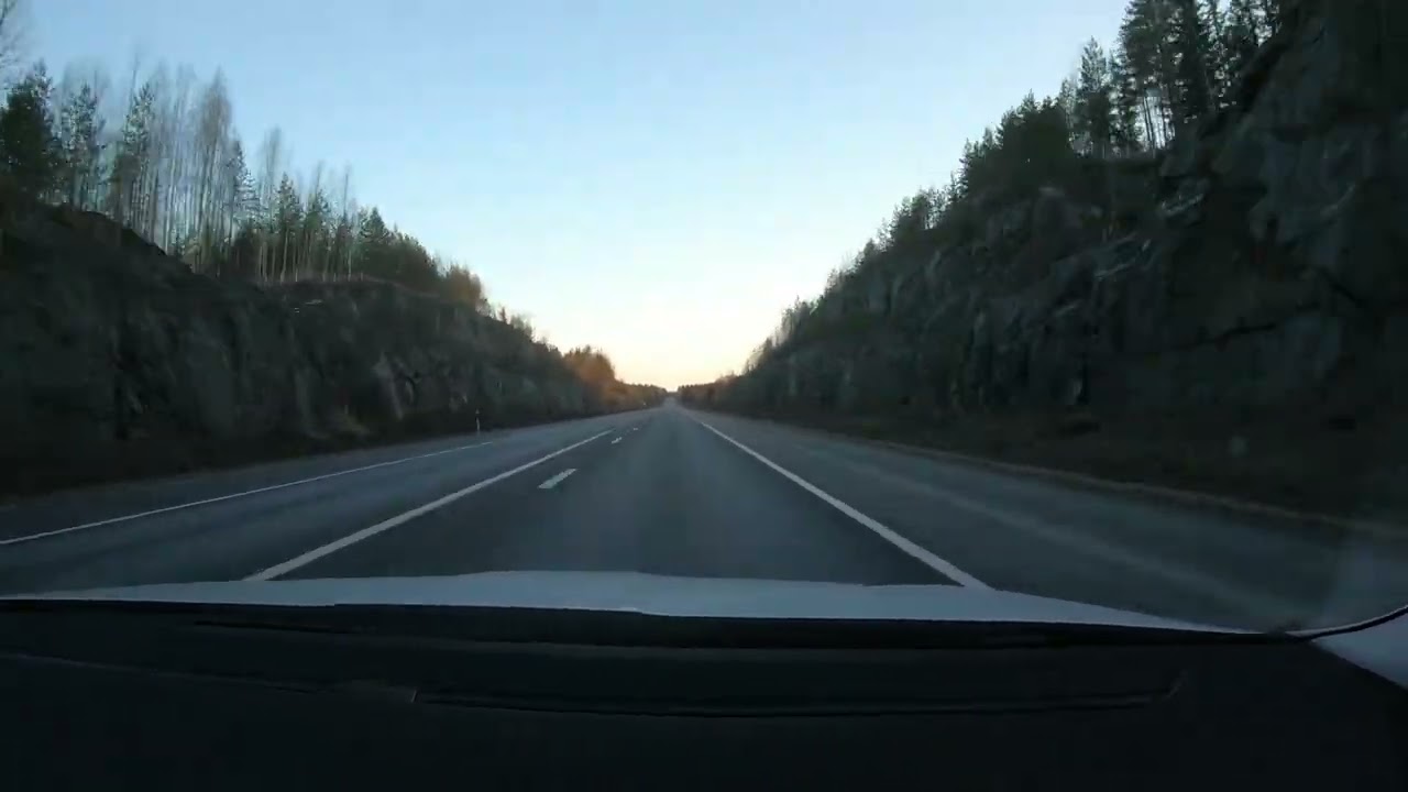 【4K】Morning 4X Drive, Lahti Pieksamäki Kuopio