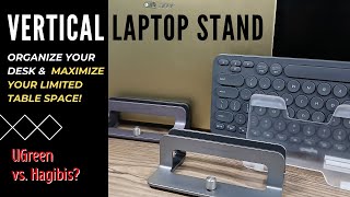 Hagibis vs UGreen Guide to Laptop Vertical Stands Review Decongest Maximize Your