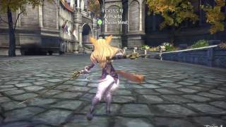 TERA - Random - Elin Warrior combat animations