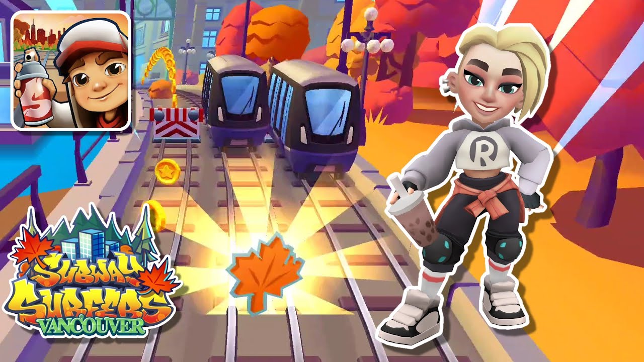 Subway Surfers Vancouver 2024 NEW UPDATE with Catrine running through Autumn Landscapes