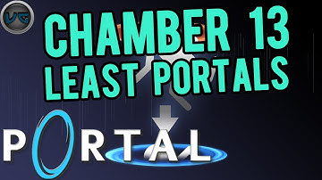 Portal Least Portals Test Chamber 13 Walkthrough/Commentary